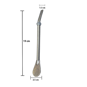 Bombilla LIZA ze srebrnym pierścieniem 19cm