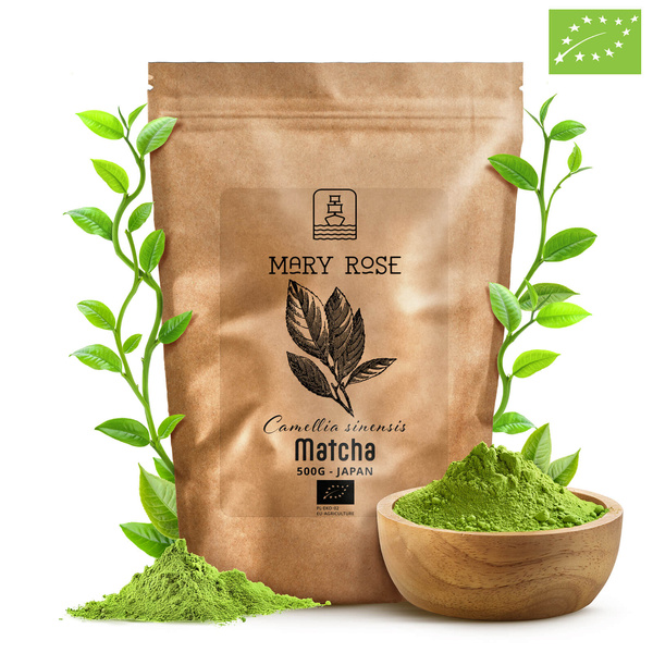Mary Rose – Japońska Herbata Zielona Matcha (BIO) 500 g