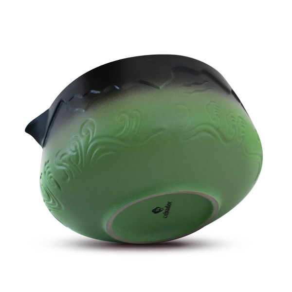 Matchawan – Ceramiczna miseczka do matchy z dzióbkiem – Mountain (zielona)