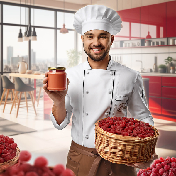 Nustino – Masło Orzechowe w Proszku – Malina (bez dodatku cukru) 400 g