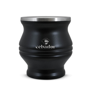 TermoColador – naczynko termiczne do yerba mate – 190 ml (czarne)