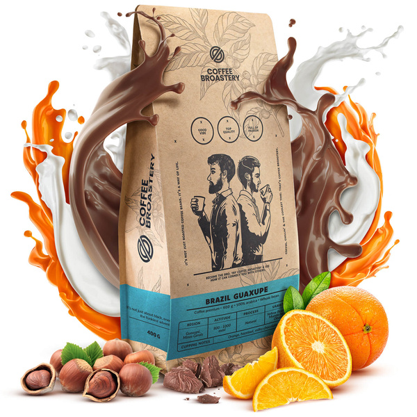 Coffee Broastery - Kawa ziarnista Brazil Guaxupe Premium 400 g