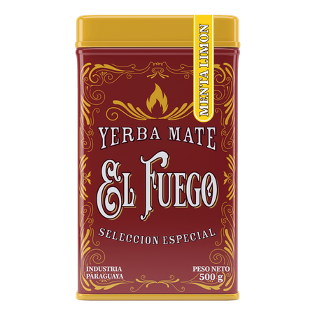 Yerbera – Puszka z  El Fuego Menta Limon 0,5 kg 