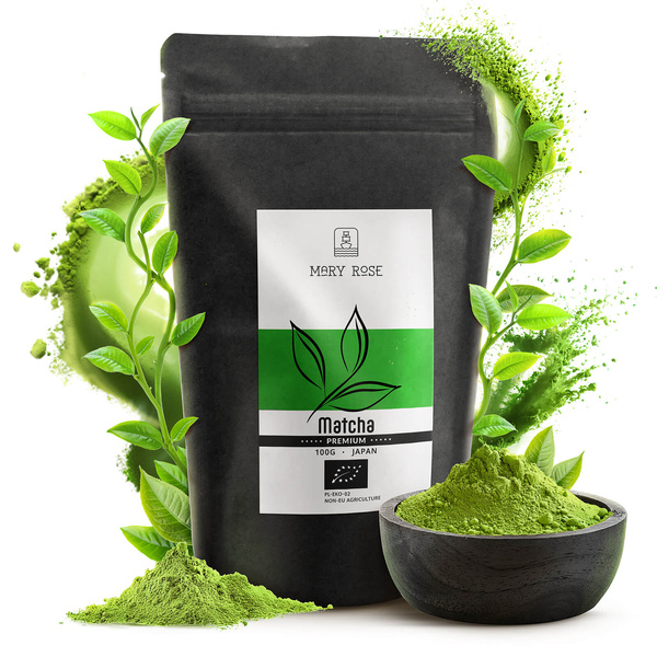 Mary Rose – Japońska Herbata Zielona Matcha (BIO) Premium 100 g