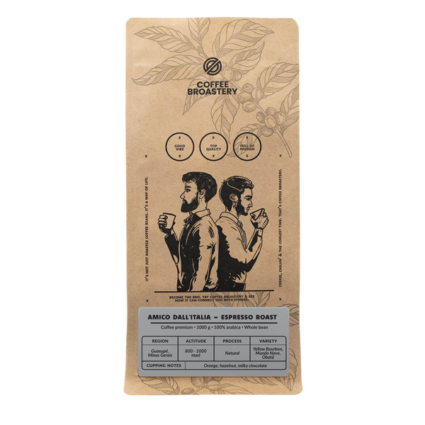 Coffee Broastery - Kawa ziarnista Amico dall'Italia Espresso Roast 1 kg