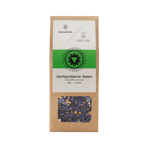 Aromantra x Mary Rose – Herbata na Czakrę Splotu Słonecznego Manipura (czarna) 50 g