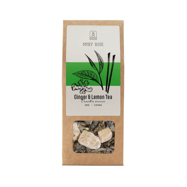 Mary Rose – Herbata Ginger & Lemon – 50 g