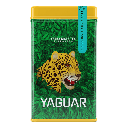 Yerbera – Puszka z Yerba Mate Yaguar Fiesta 0,5 kg 
