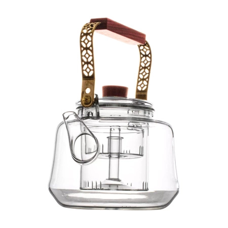 Szklany dzbanek z zaparzaczem Ornamento 1000 ml