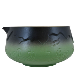 Matchawan – Ceramiczna miseczka do matchy z dzióbkiem – Mountain (zielona)