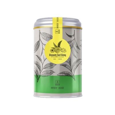 Mary Rose - Herbata Assam Earl Grey w puszce - 50 g