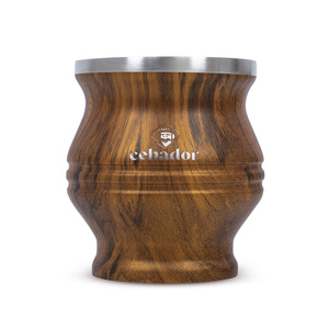 TermoColador – naczynko termiczne do yerba mate – 190 ml (kolor drewno)