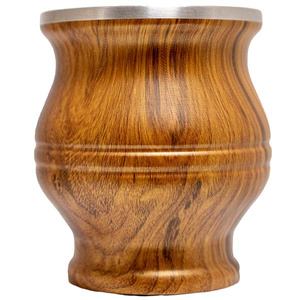 TermoColador – naczynko z sitkiem + bombilla – kolor drewno