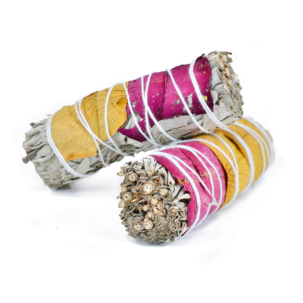 Biała szałwia z różą – Kadzidło 20-30 g (rolka)